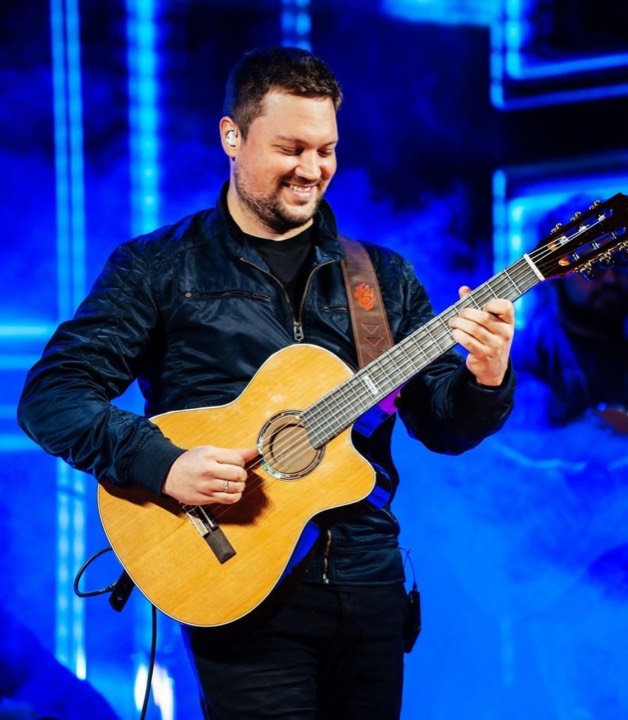 No palco